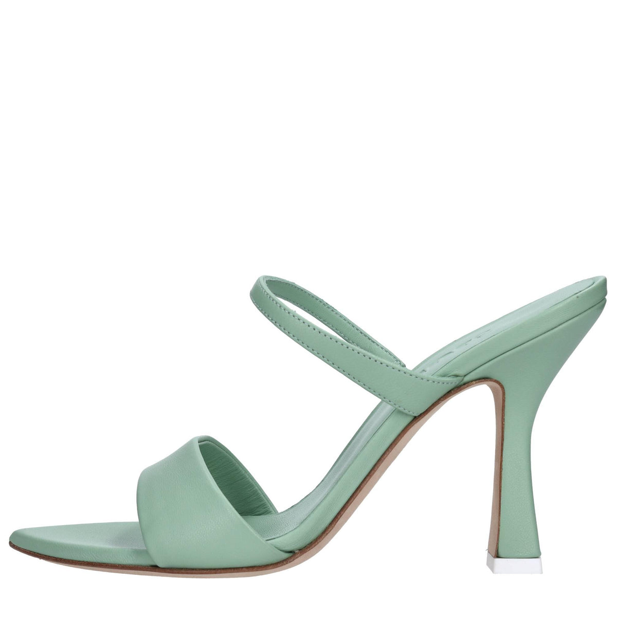 Mules in pelle 