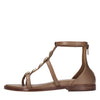 EMANUELLE VEE Sandali flat in pelle