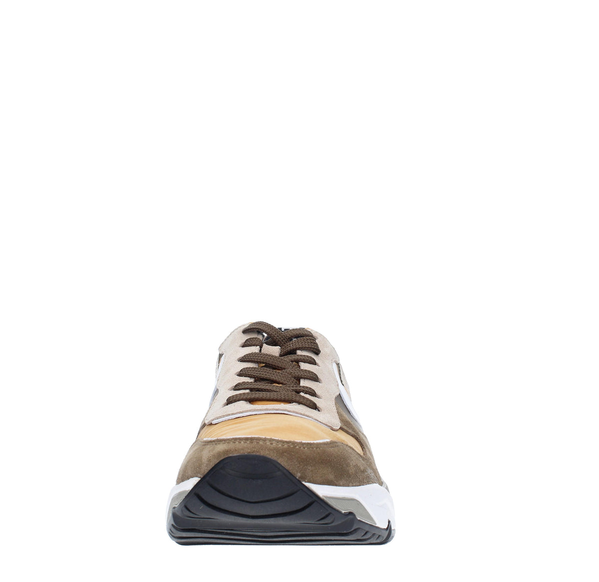 Sneakers VOILE BLANCHE modello JHIMMY in camoscio pelle e tessuto 
