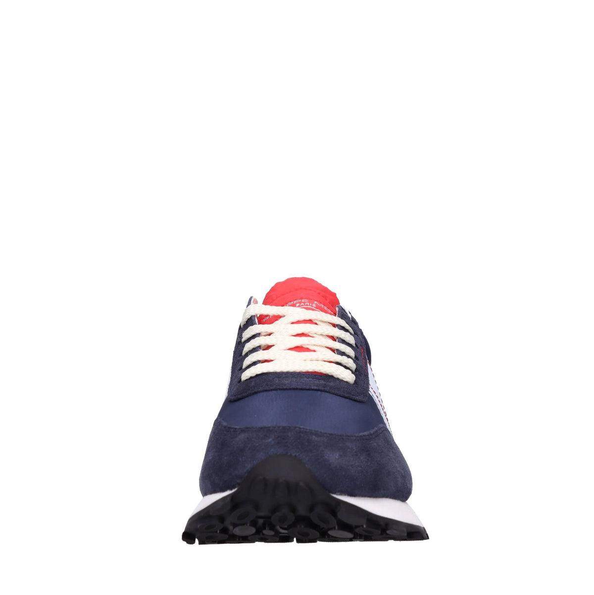 Sneakers in camoscio e tessuto 