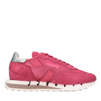 Sneakers in pelle, tessuto ed ecopelle 