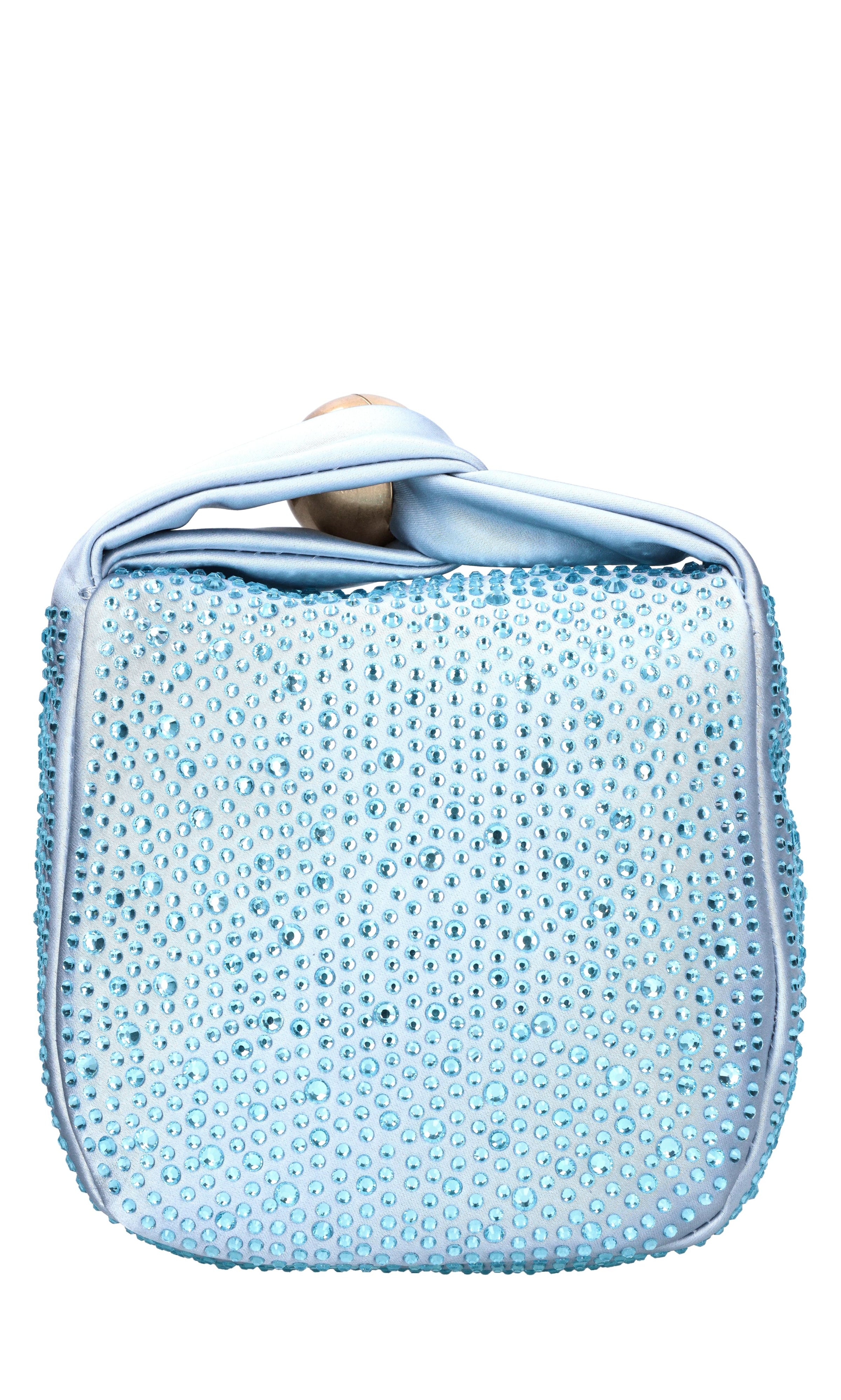 Borsa Night Edition in raso e strass 