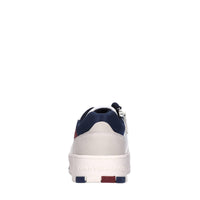 Sneakers in ecopelle e tessuto 