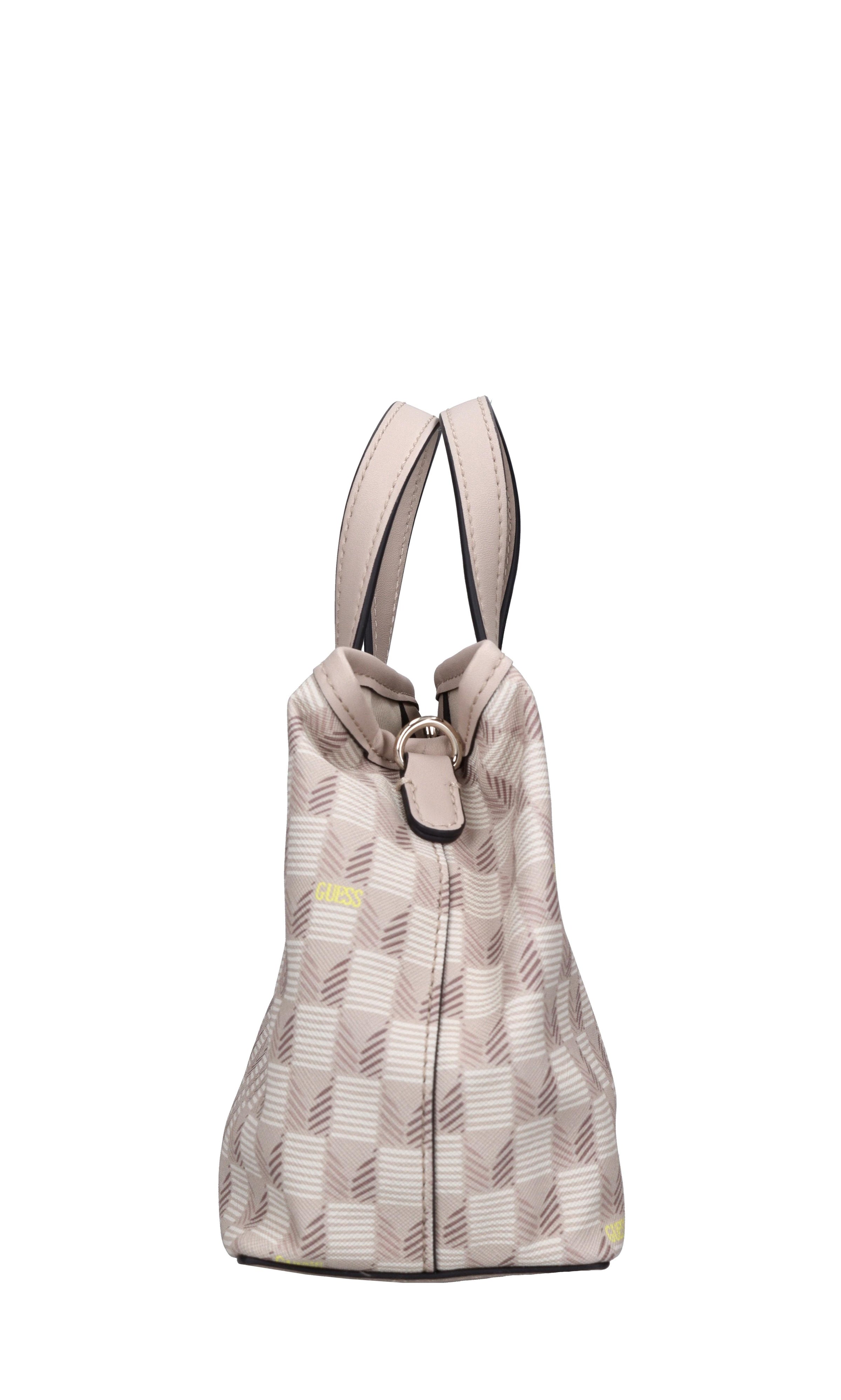 Borsa in ecopelle G Wave stampa geometrica 