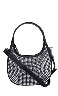Borsa in ecopelle e strass 