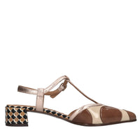 Décolleté slingback Hamel in pelle 