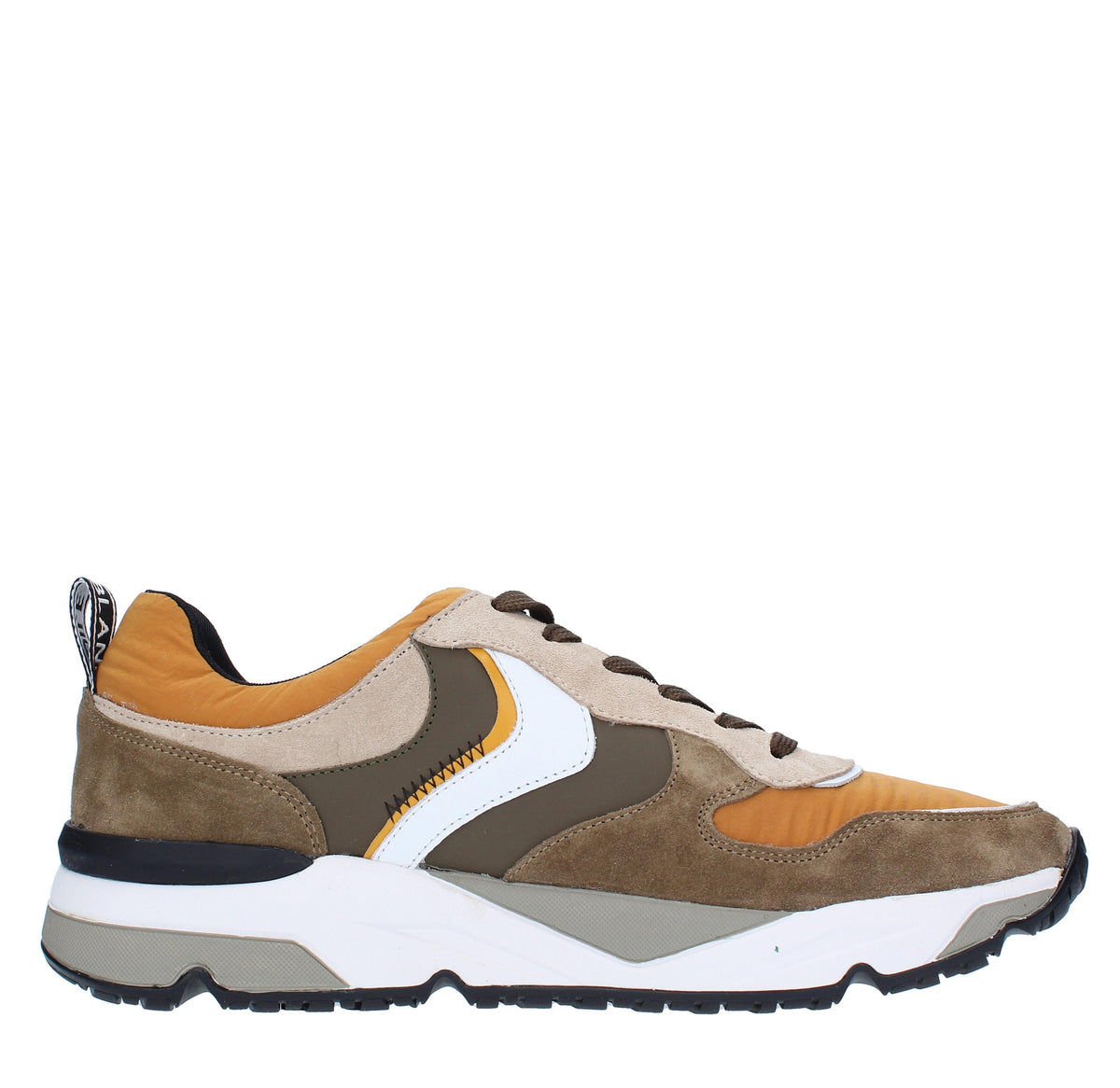 Sneakers VOILE BLANCHE modello JHIMMY in camoscio pelle e tessuto 