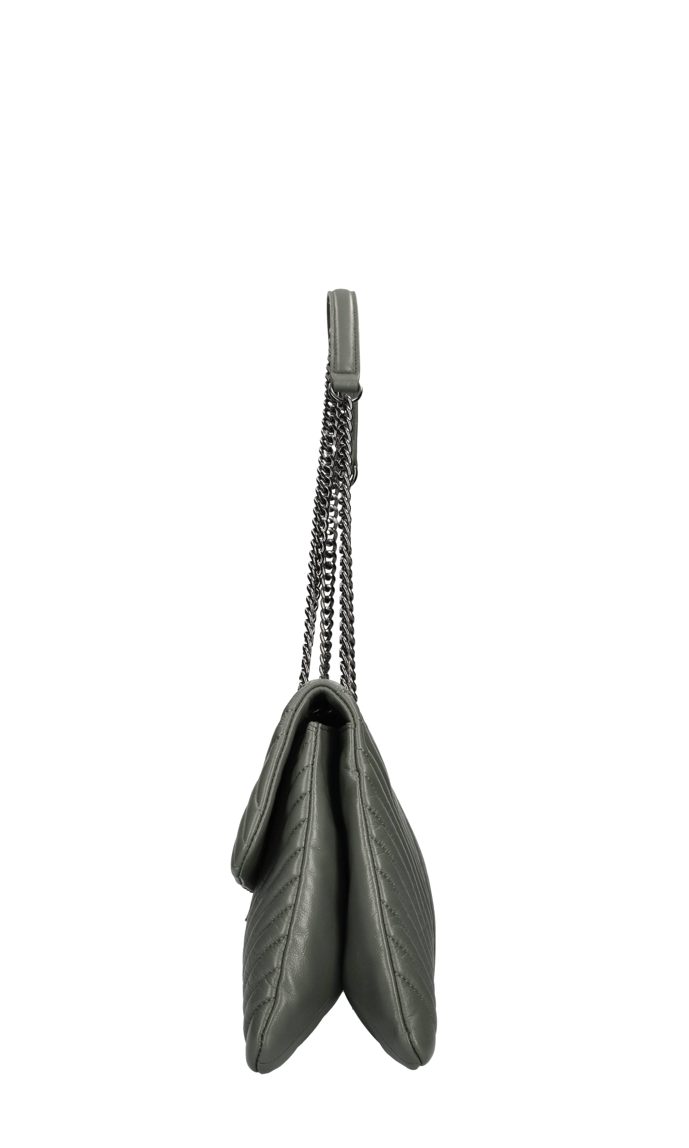 Borsa Alexis Big Metalassé in pelle 