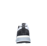 Sneakers in camoscio pelle e tessuto 