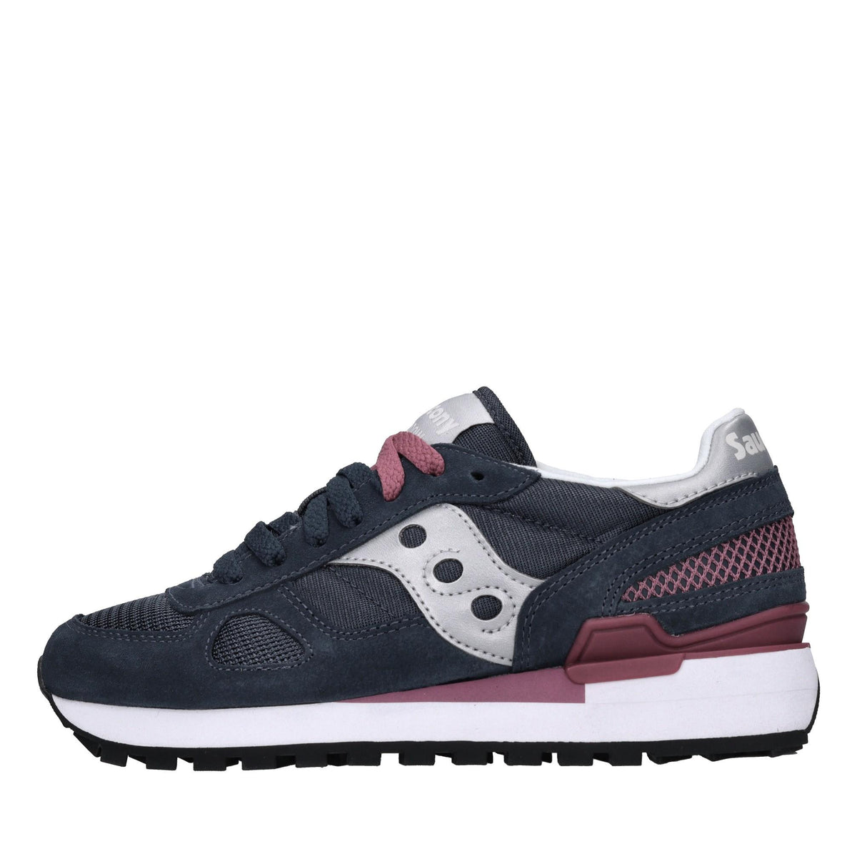 Sneakers in camoscio e tessuto 