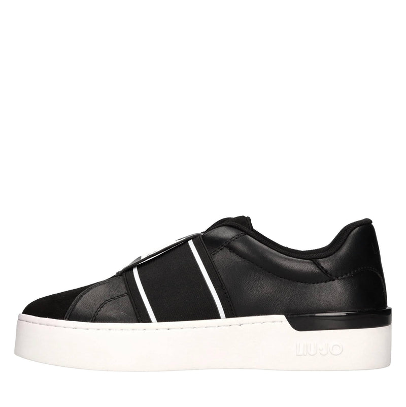 Sneakers in ecopelle e tessuto 