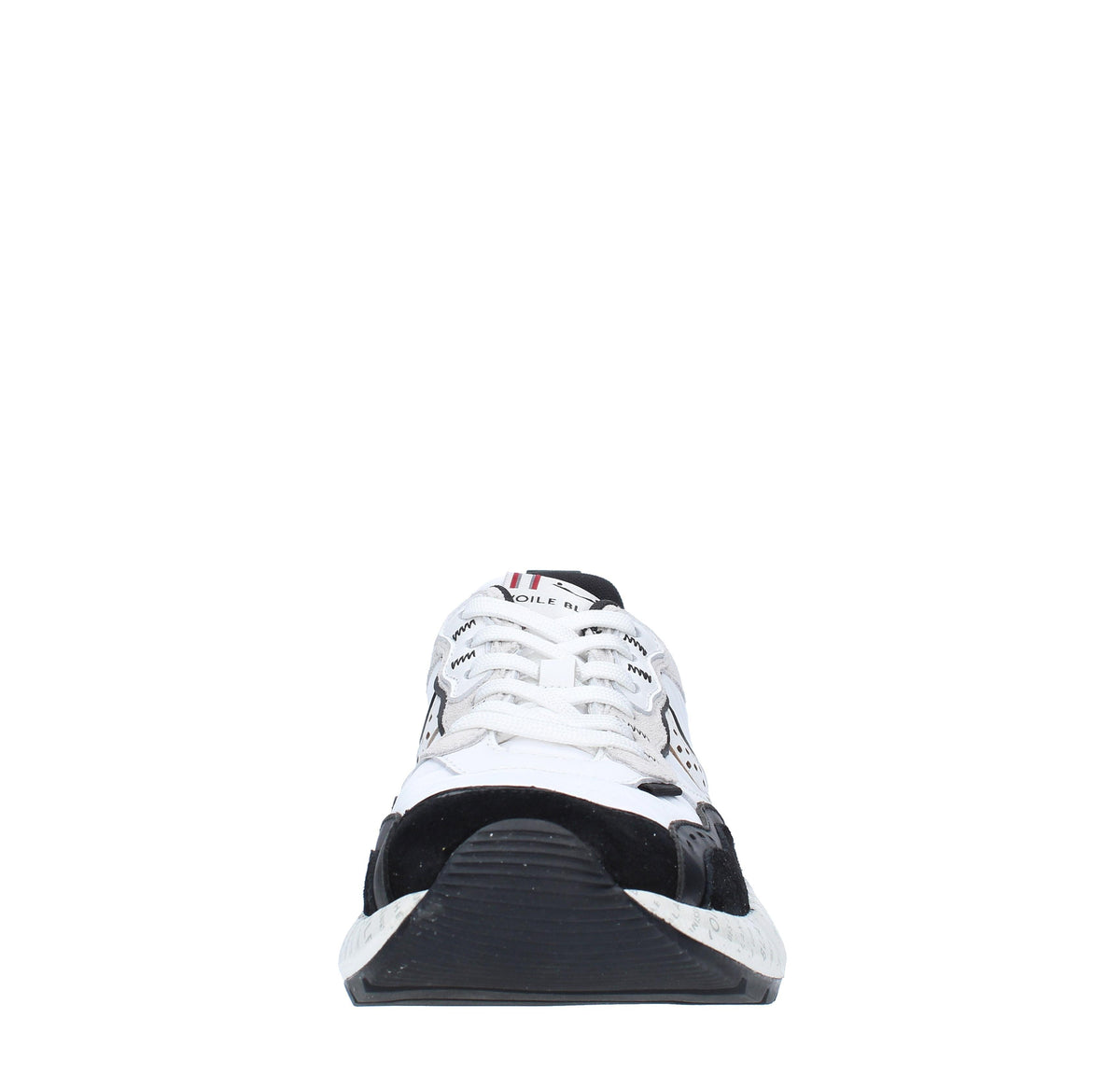 Sneakers in camoscio pelle e tessuto 