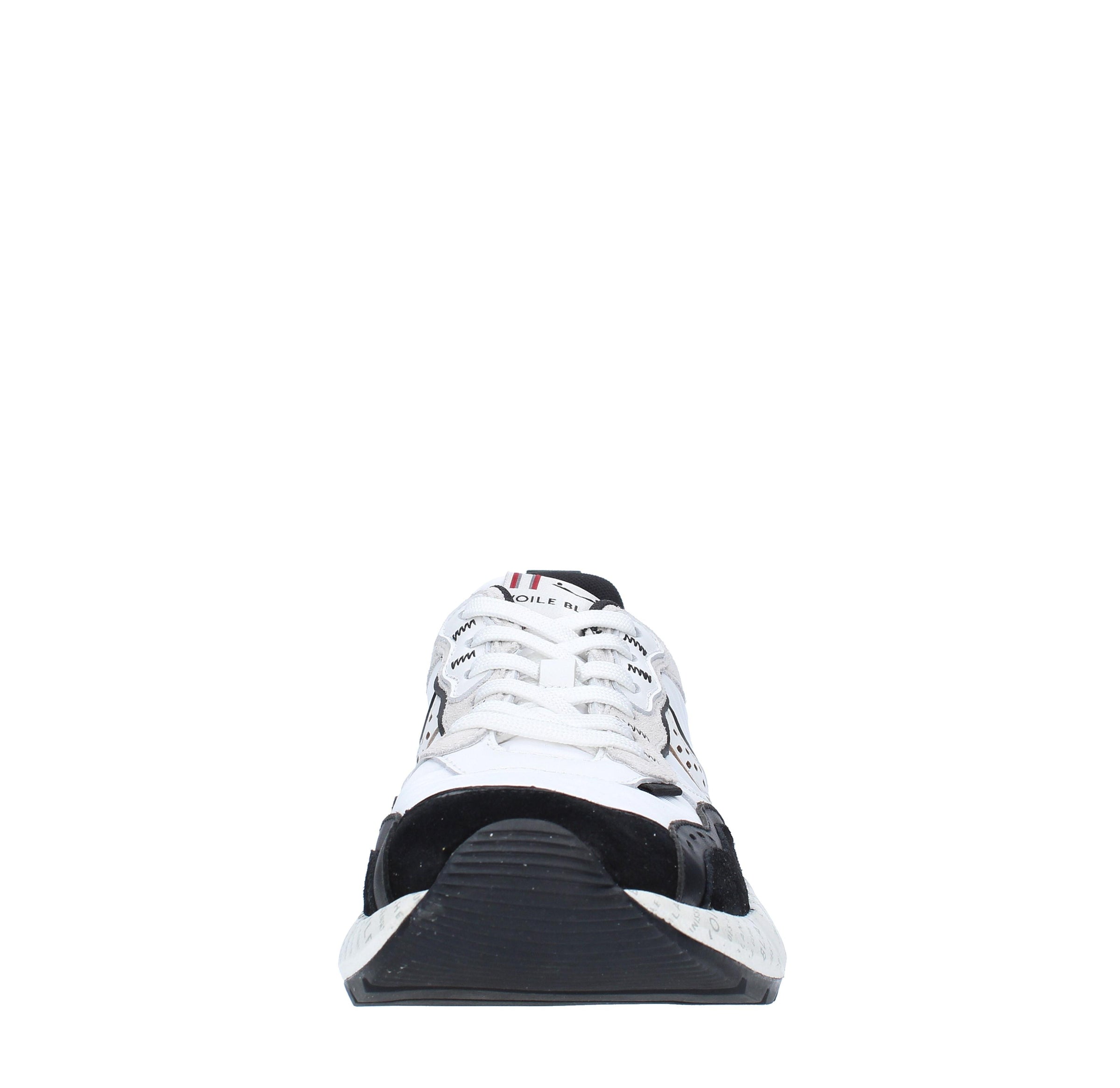 Sneakers in camoscio pelle e tessuto 