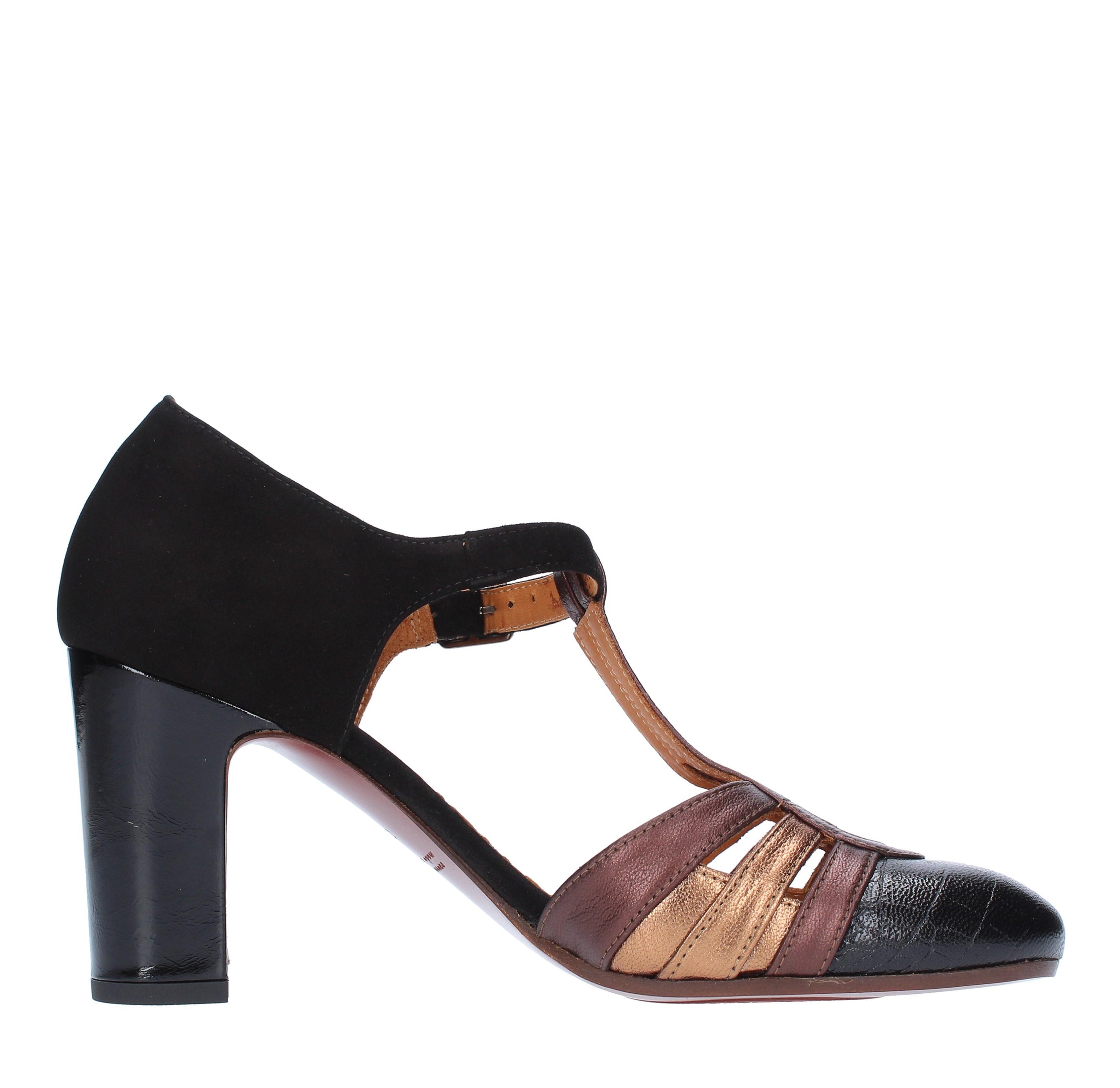 Décolleté WANCE CHIE MIHARA in pelle e camoscio 