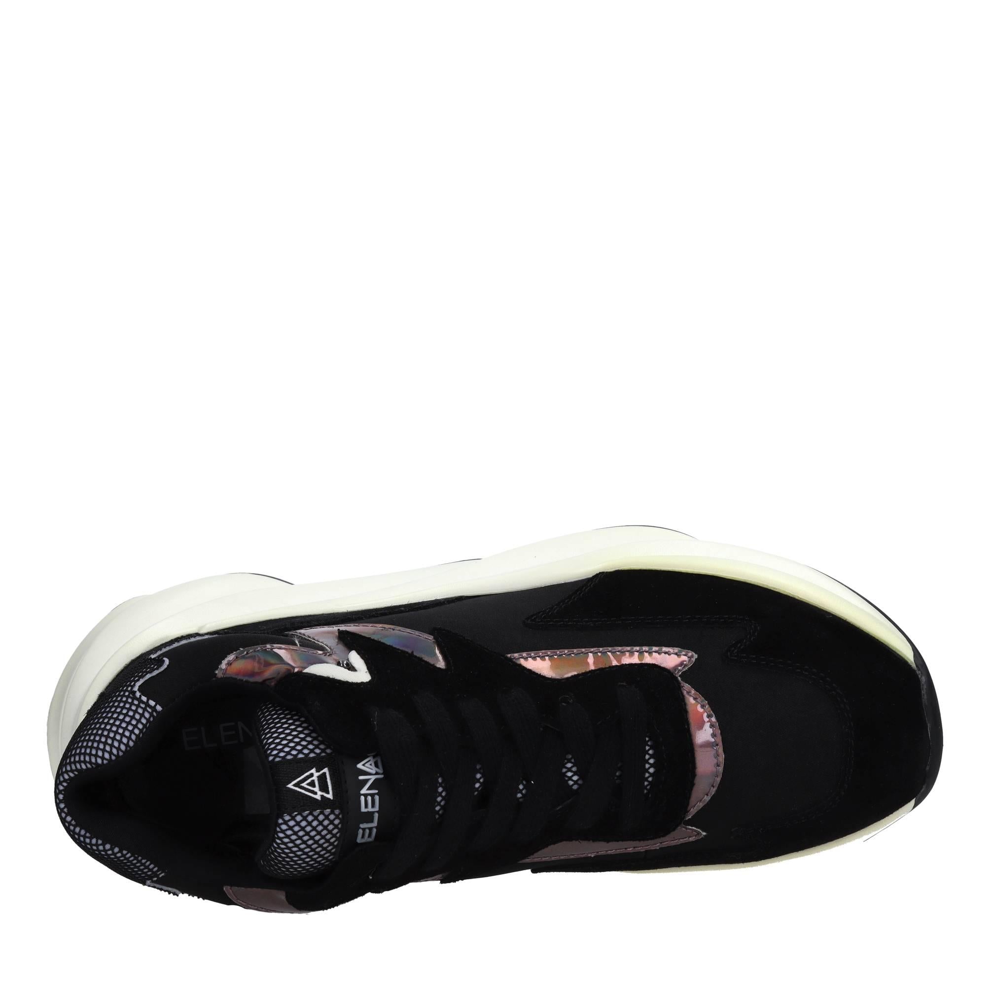 Sneakers in pelle tessuto ed ecopelle 