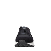 Sneakers in camoscio,pelle e tessuto 