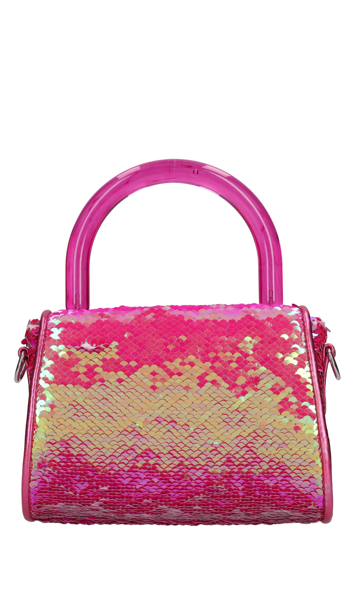 Borsa mini Cookie in tessuto e paillettes 