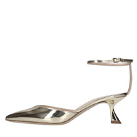Décolleté slingback in vernice 