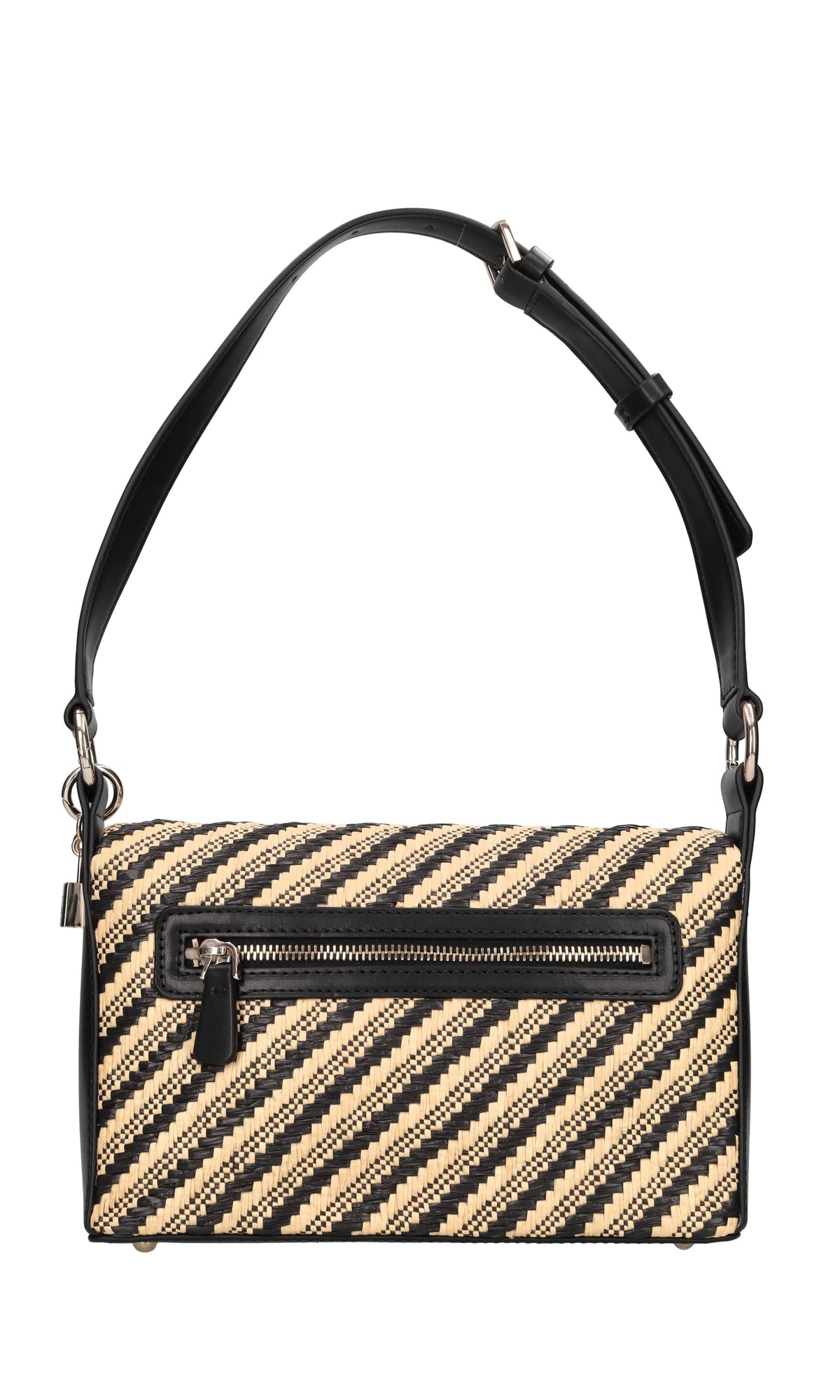 Borsa in ecopelle e rafia 