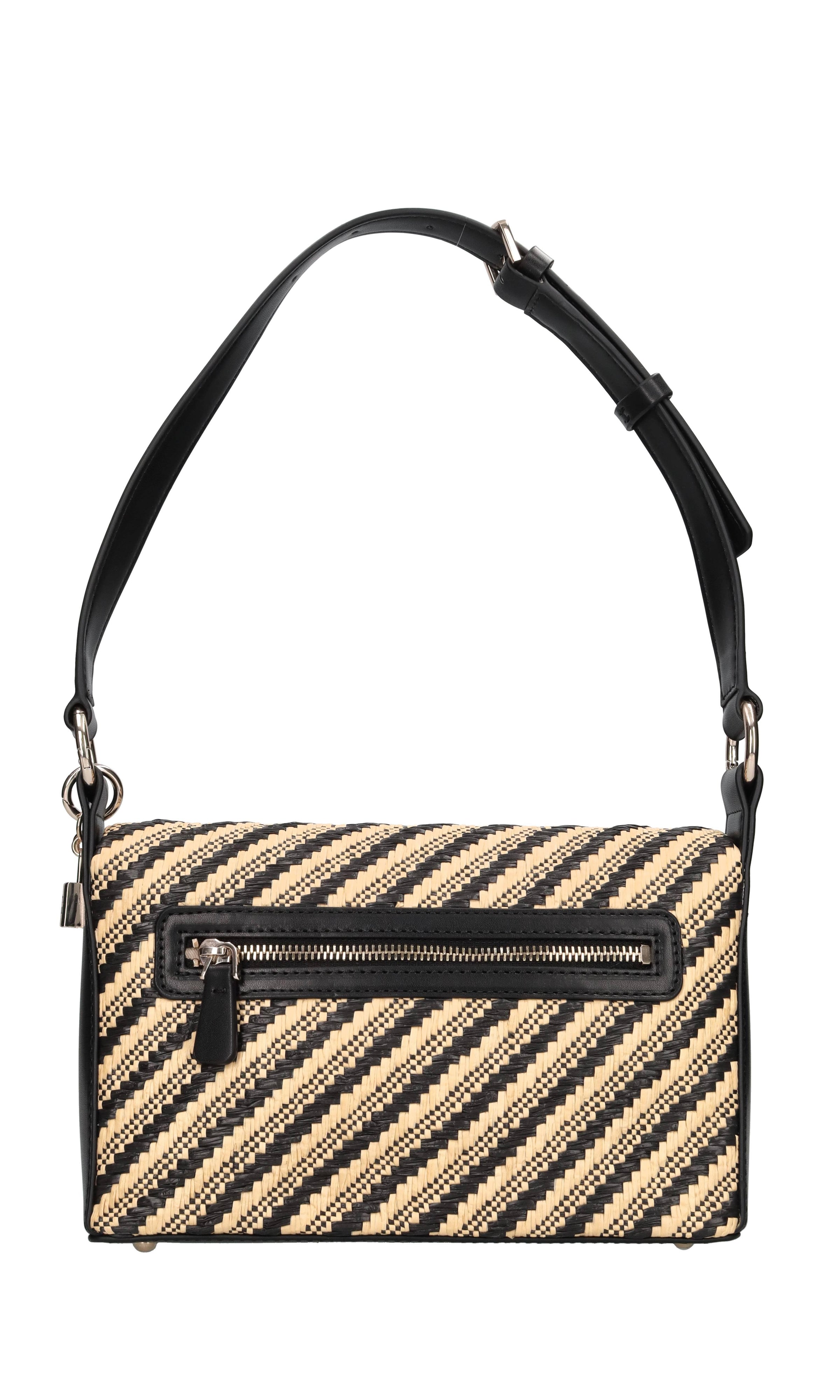 Borsa in ecopelle e rafia 