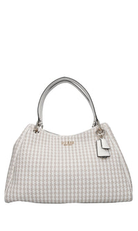 Borsa in ecopelle intrecciata 