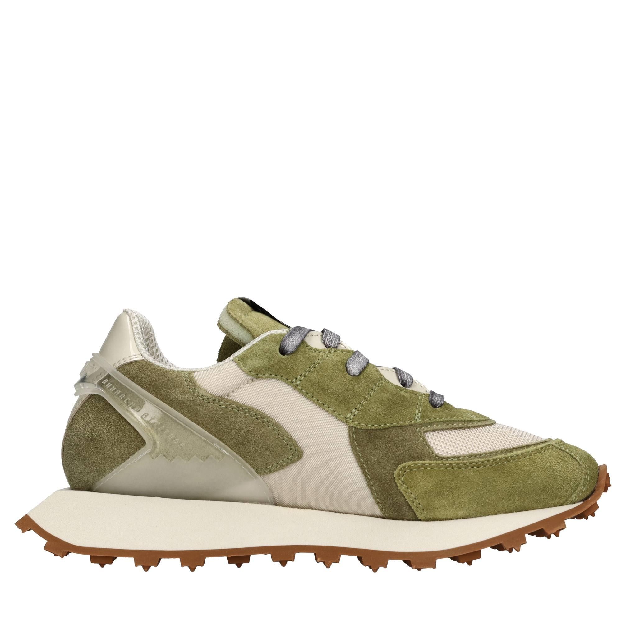 Sneakers modello MUSK W in camoscio e tessuto 