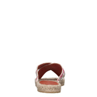 Mules in tessuto zig zag 