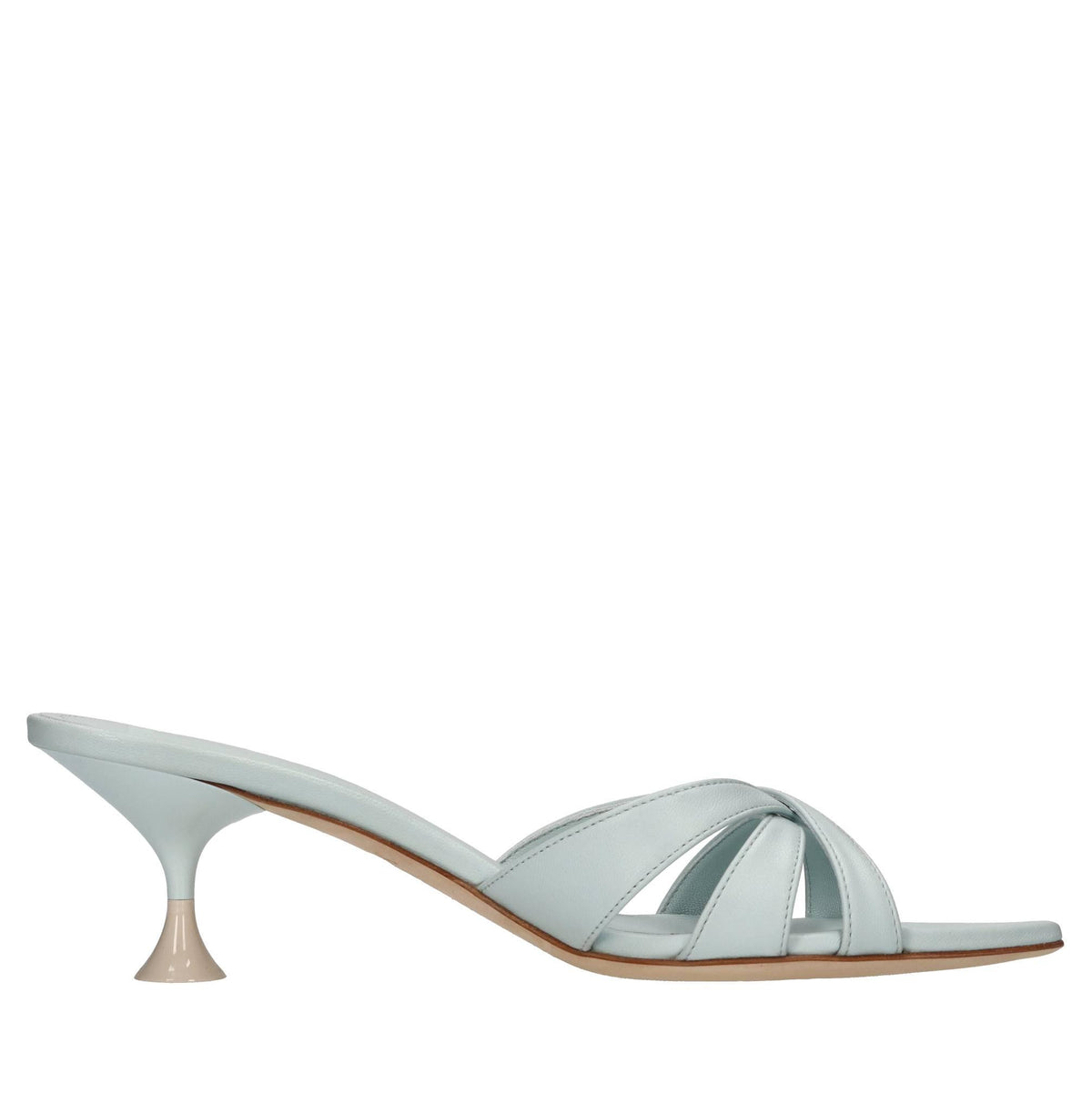 Mules in pelle 