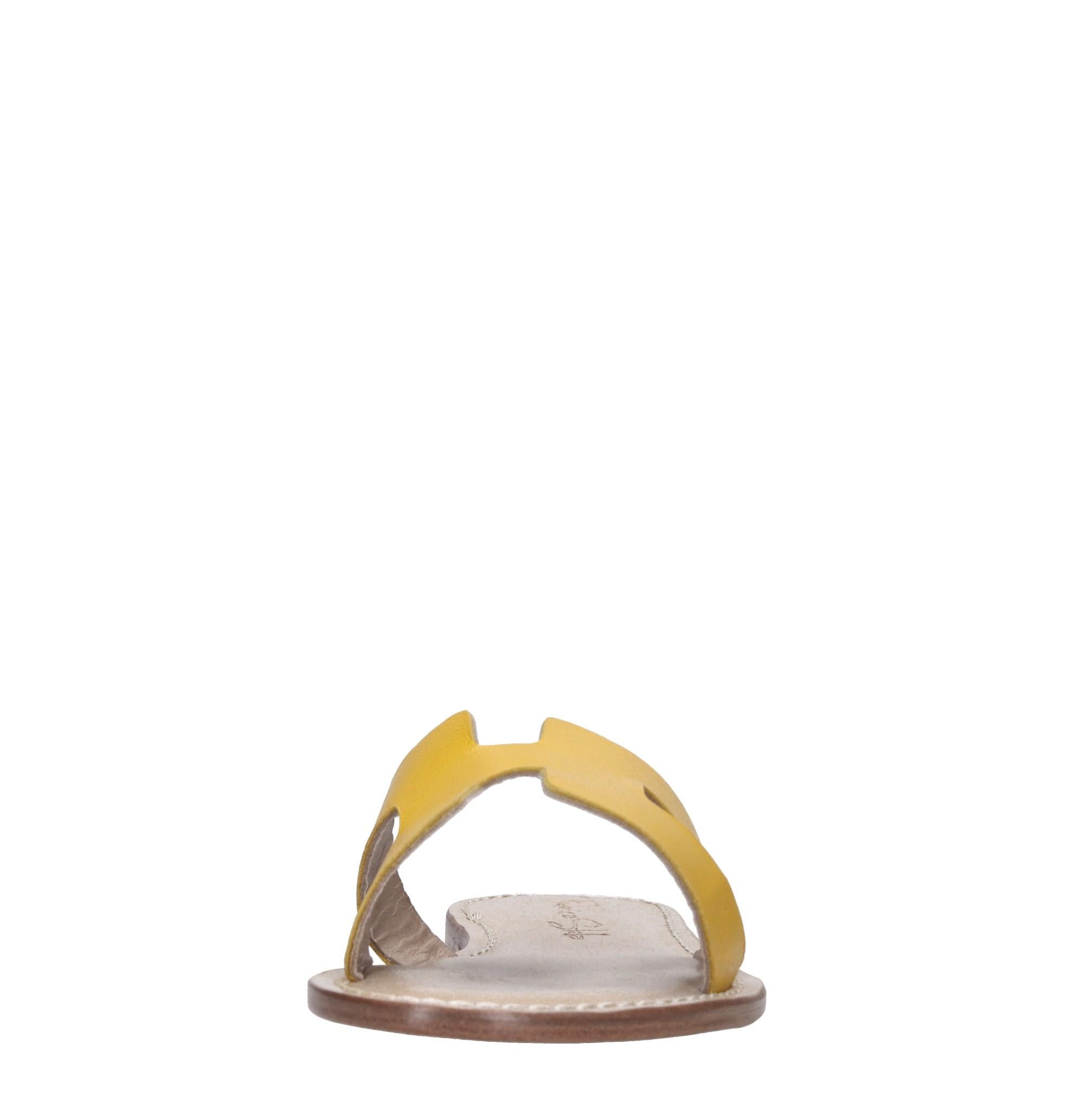 Mules in pelle 