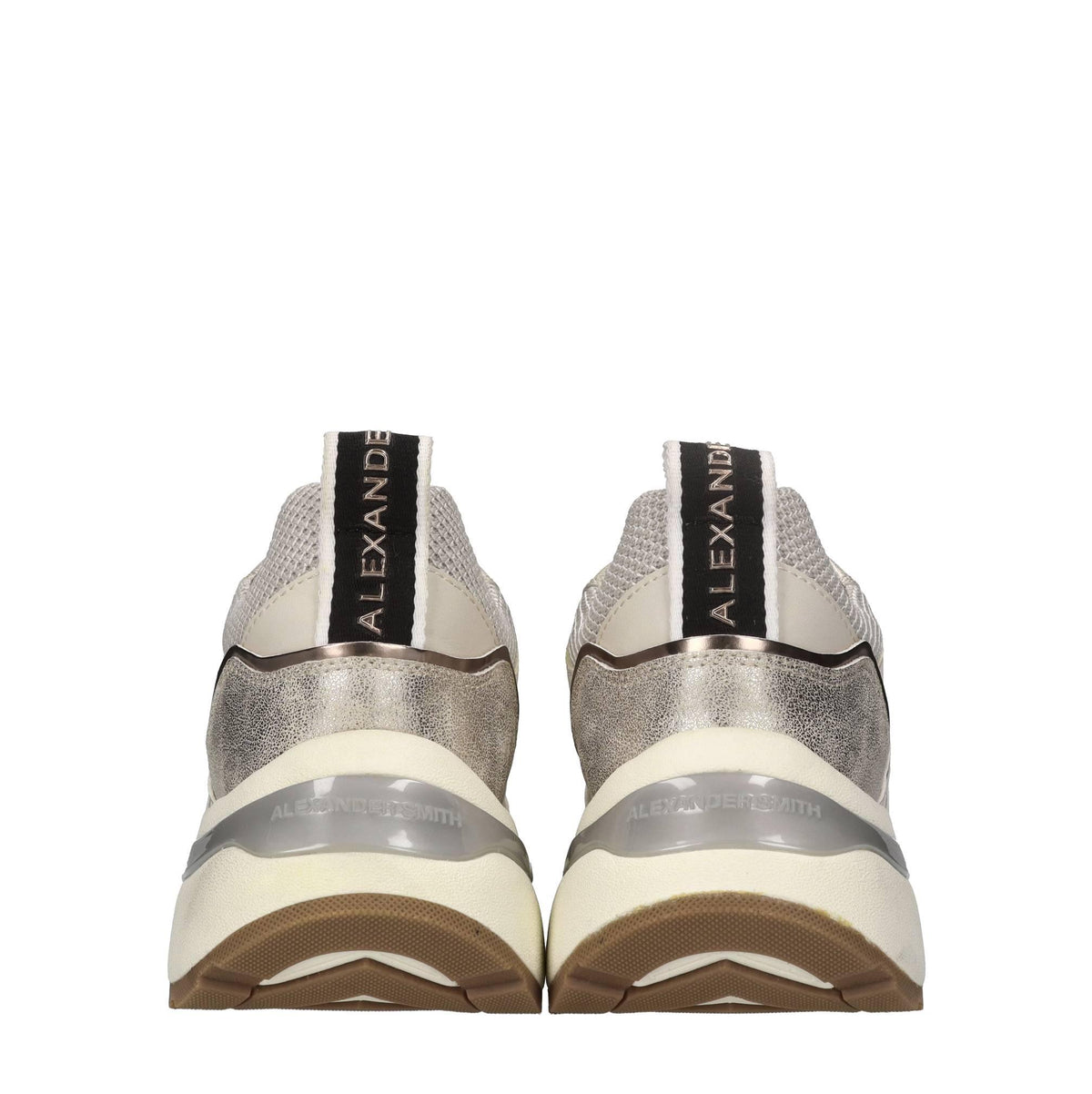 Sneakers in pelle, ecopelle e tessuto 