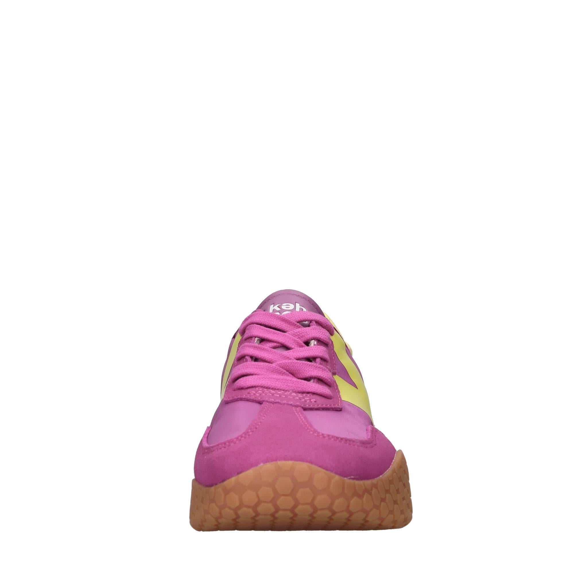 Sneakers in camoscio ecopelle e tessuto<BR/> 