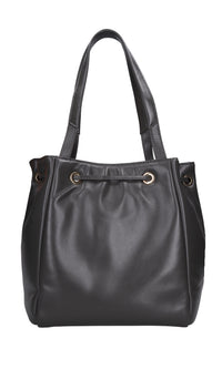 Borsa GIANT LOGO in pelle 