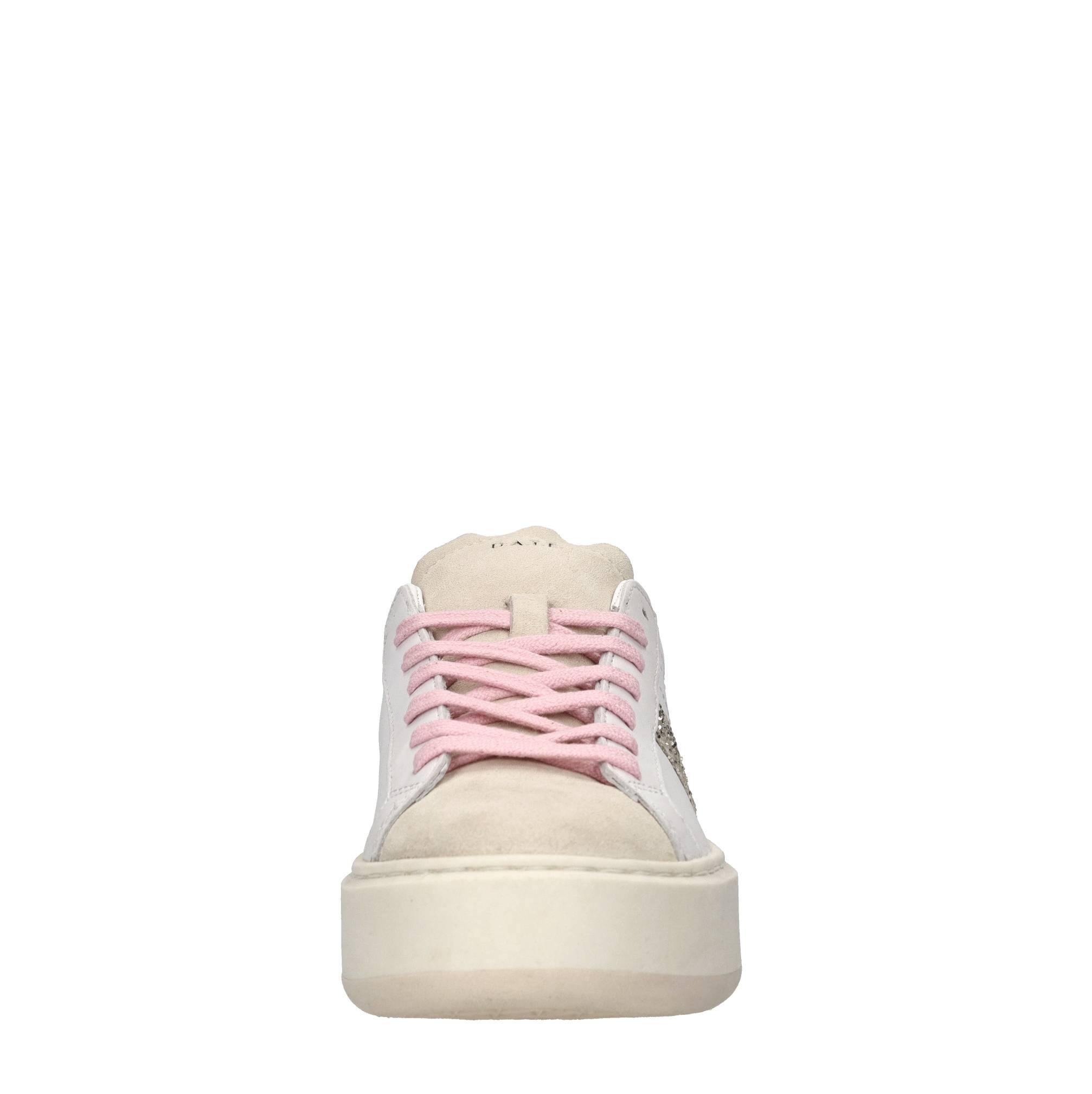 Sneakers in pelle,camoscio e glitter 
