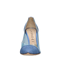 Décolleté Blade in plexi gomma e raso 