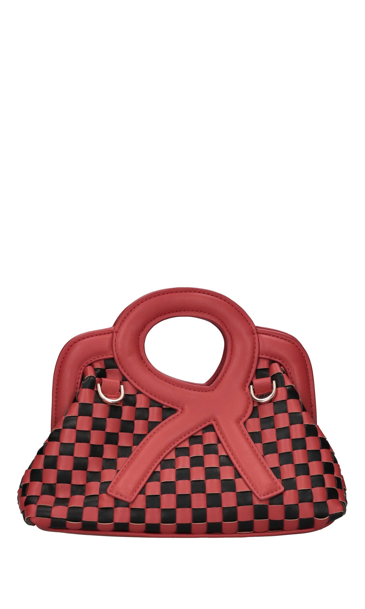 Borsa R Mini Frame Bag in ecopelle 