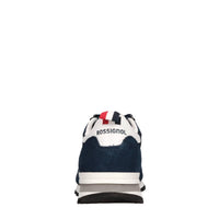Sneakers in camoscio e tessuto 