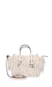 Borsa Miss Marcella in ecopelliccia e pelle 