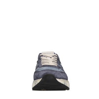 Sneakers in pelle ecopelle e tessuto 