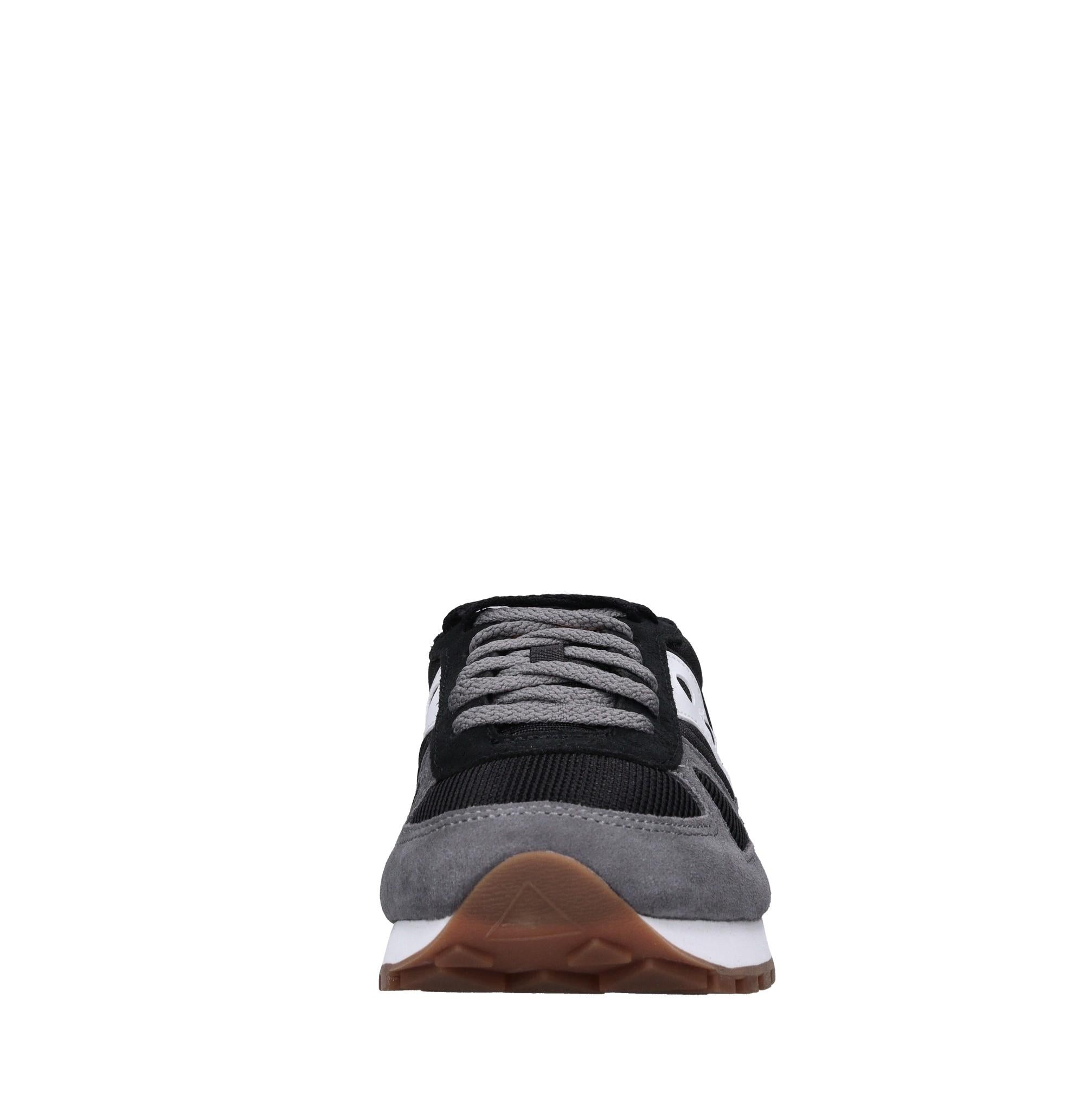 Sneakers in camoscio e tessuto 