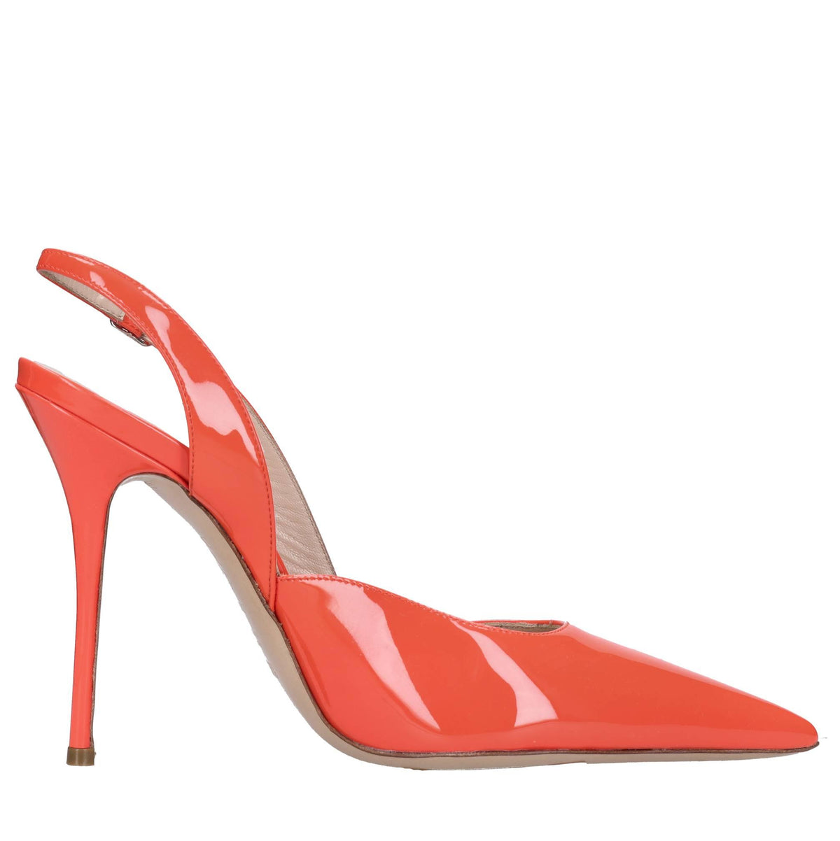 Décolleté Slingback in vernice 