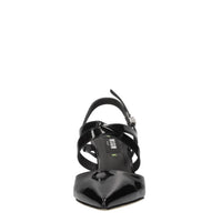 Décolleté slingback in vernice 