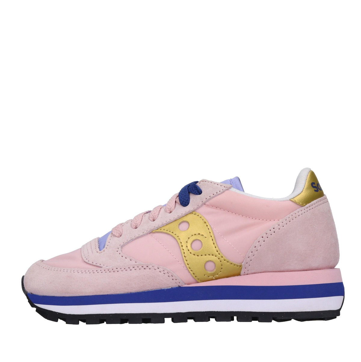 Sneakers in camoscio e tessuto 