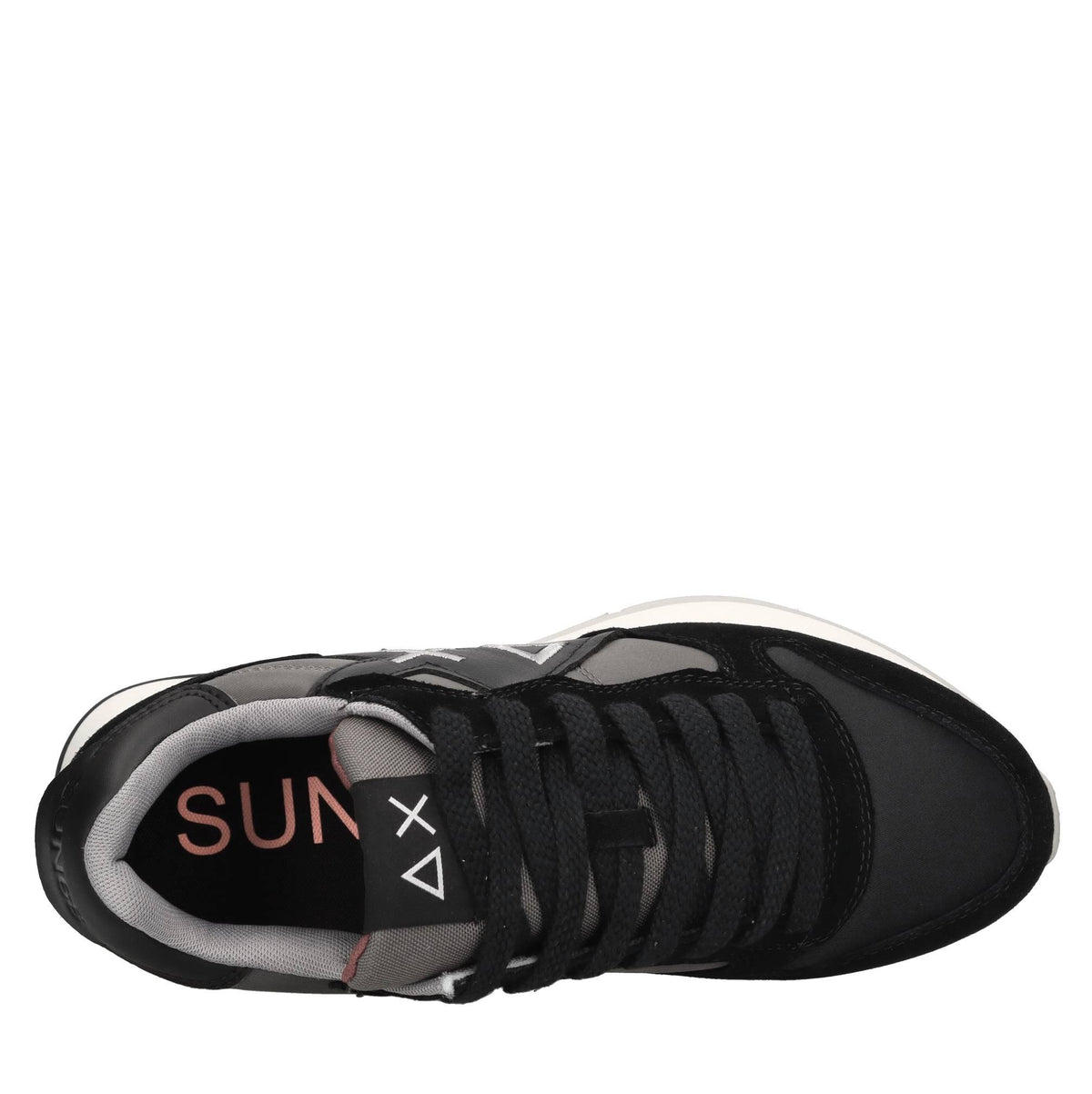 Sneakers Jaki Bicolor in camoscio, tessuto ed ecopelle 