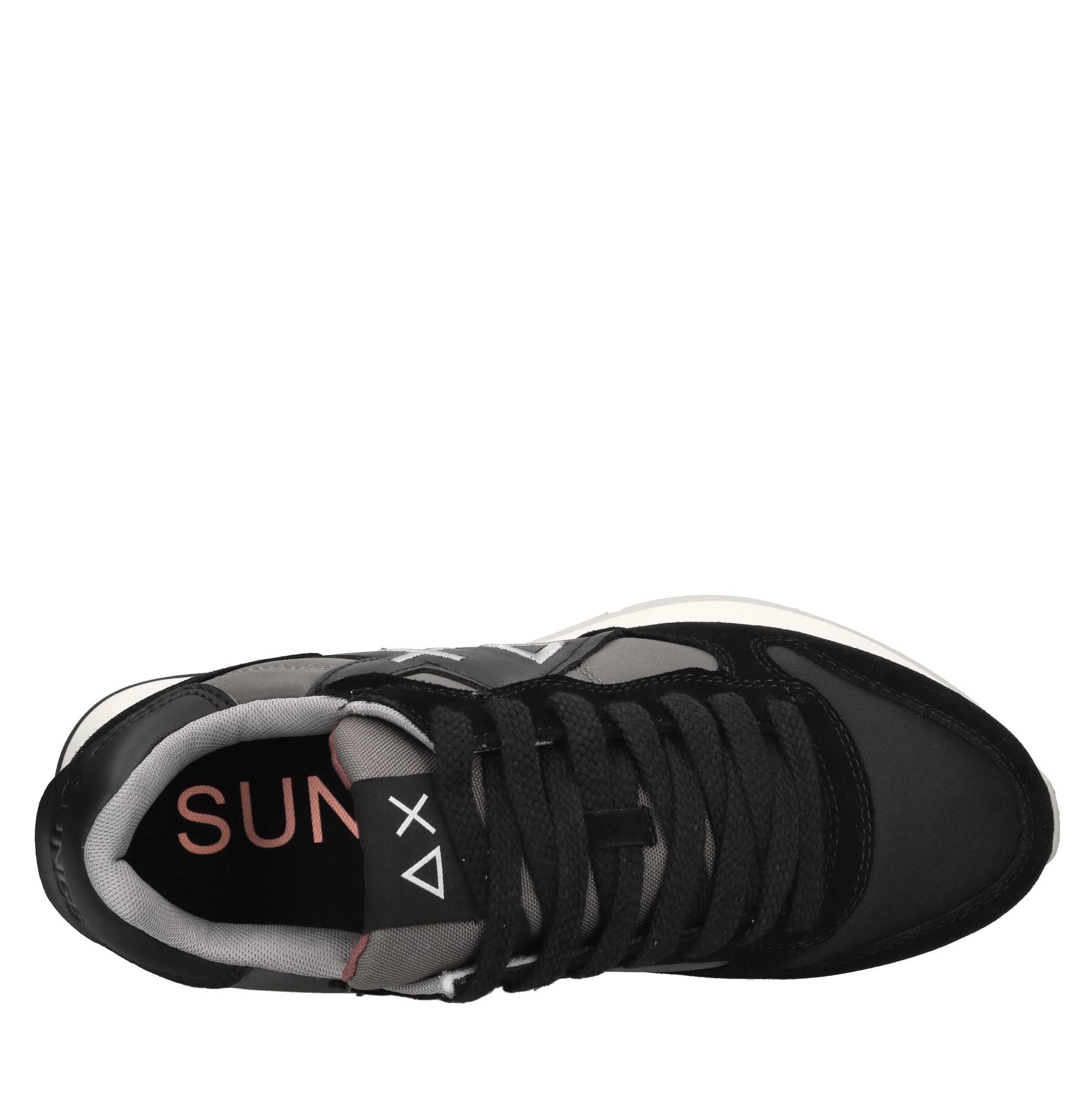 Sneakers Jaki Bicolor in camoscio, tessuto ed ecopelle 