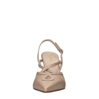Décolleté slingback in pelle 
