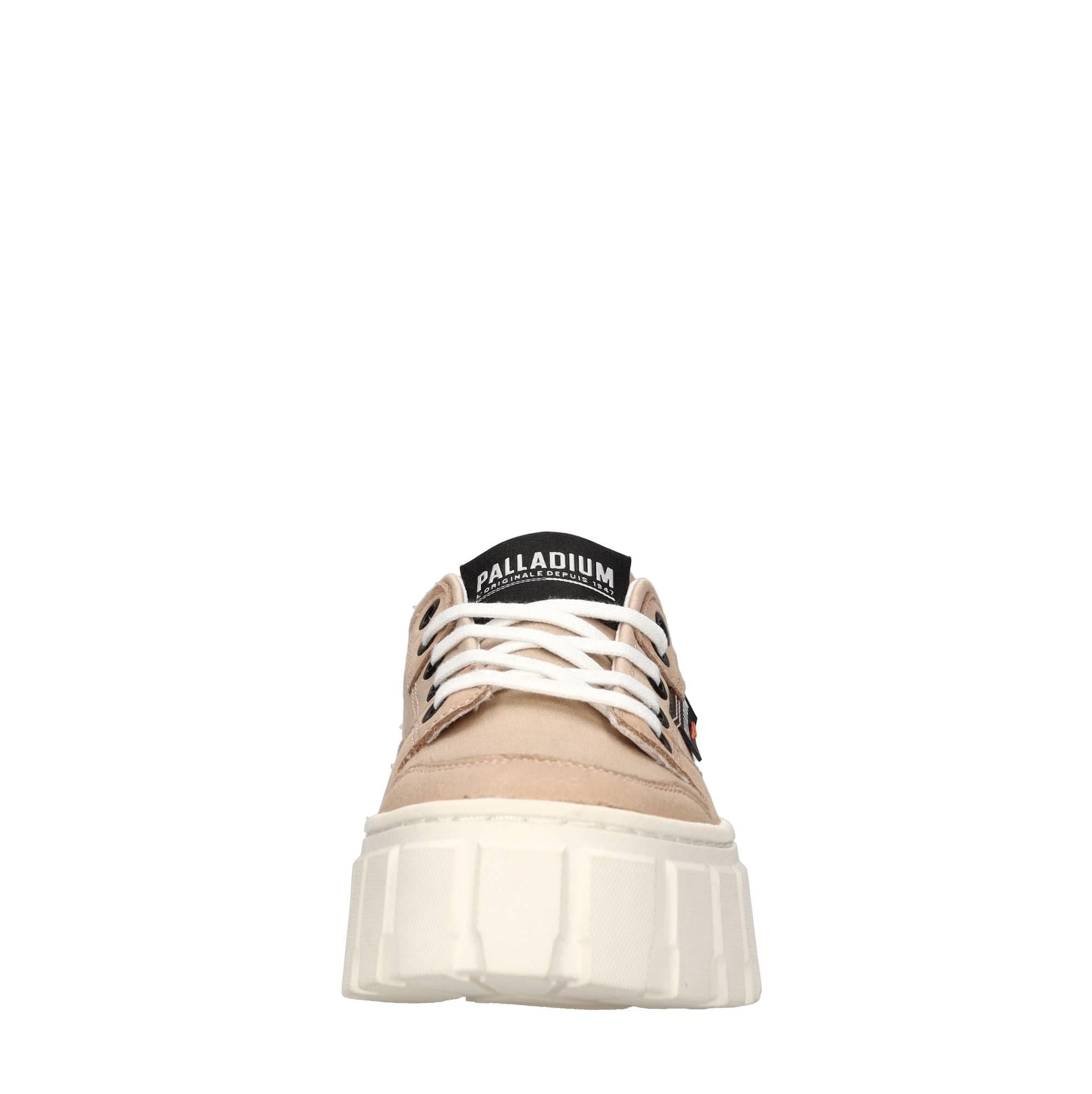 Sneakers in tessuto e pelle 