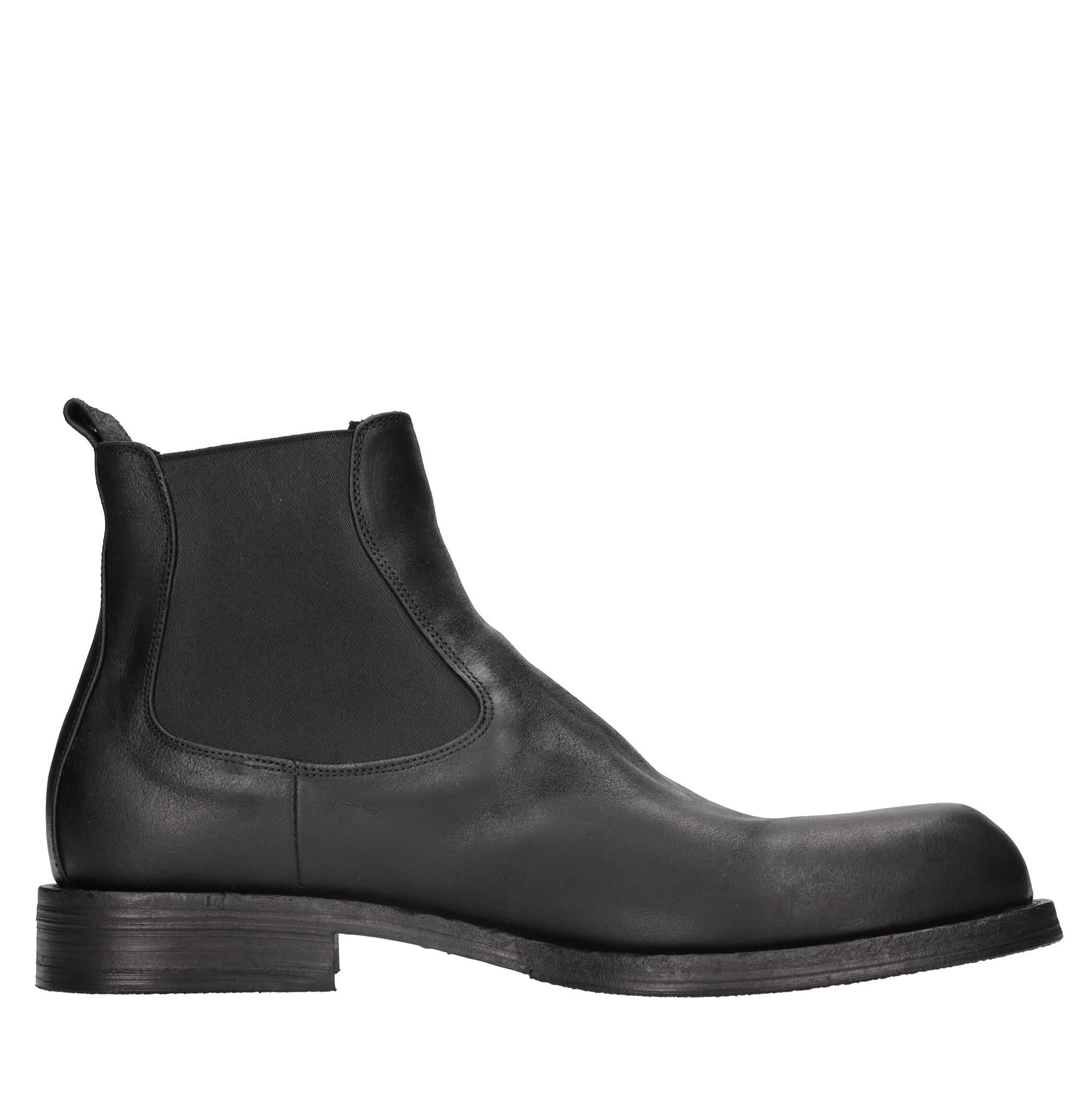 Stivaletti Beatles modello BULK in pelle e tessuto 