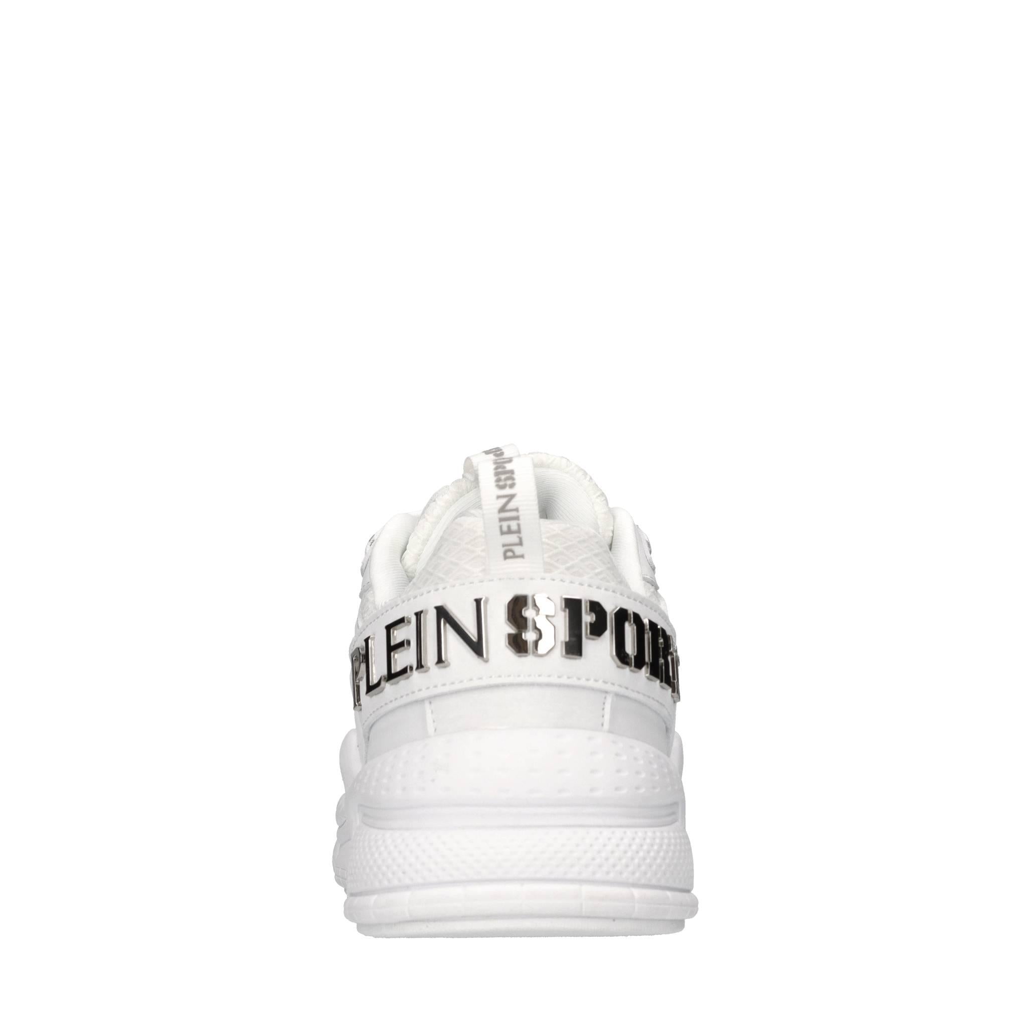 Sneakers in ecopelle e tessuto 