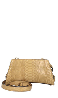Borsa in ecopelle stampa pitone 