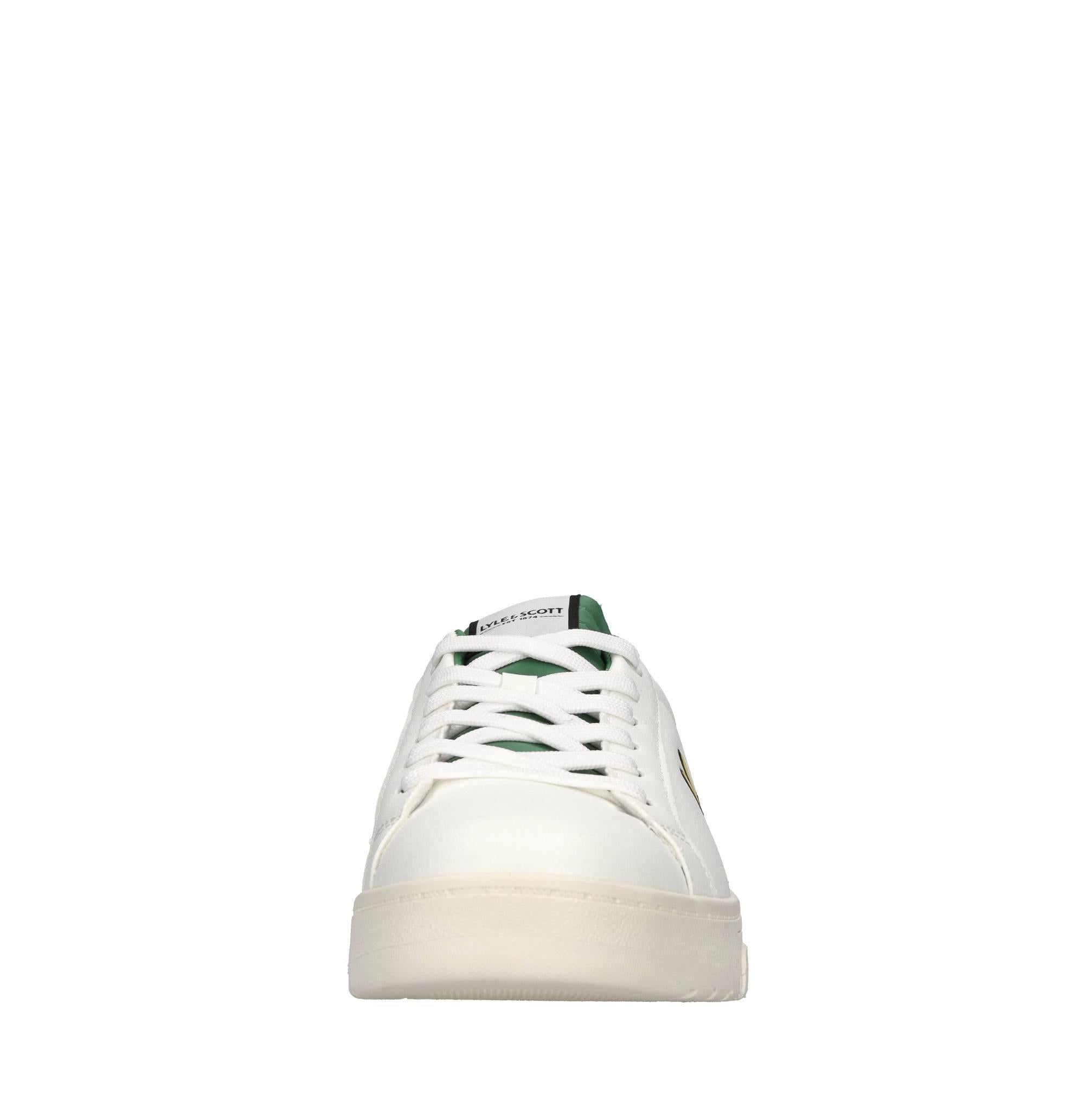 Sneakers in ecopelle e tessuto 